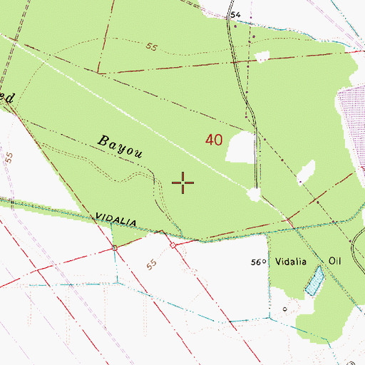 Topographic Map of Parish Governing Authority District 3, LA