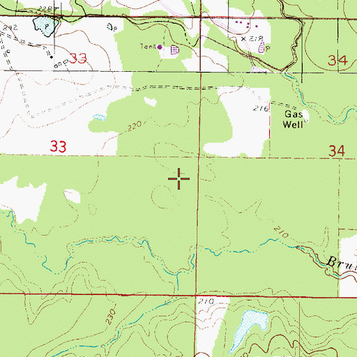 Topographic Map of Parish Governing Authority District 3, LA