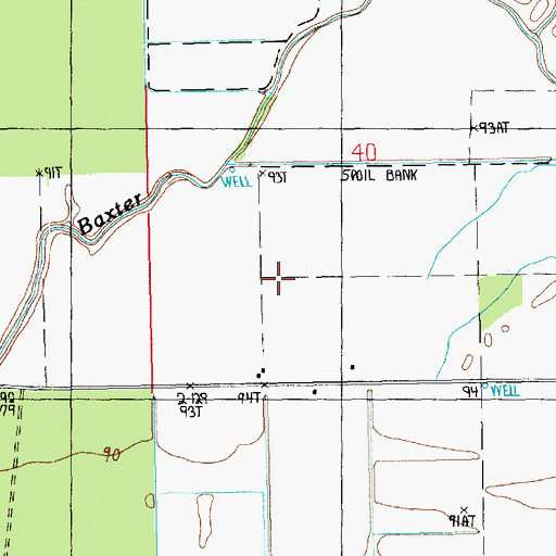 Topographic Map of Parish Governing Authority District 3, LA