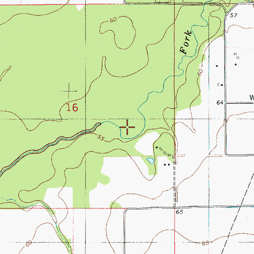 Topographic Map of Parish Governing Authority District 3, LA