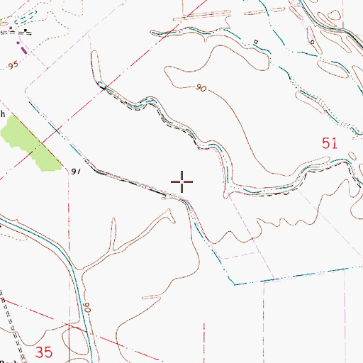 Topographic Map of Parish Governing Authority District 3, LA