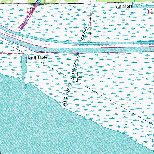 Topographic Map of Parish Governing Authority District 3, LA