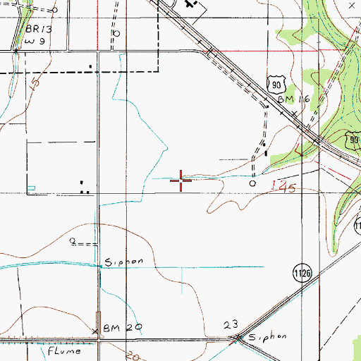 Topographic Map of Parish Governing Authority District 3, LA