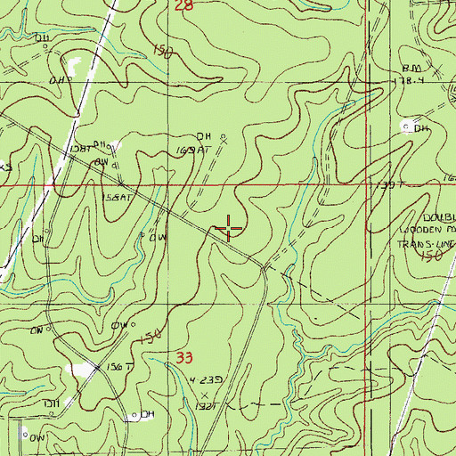 Topographic Map of Parish Governing Authority District 3, LA