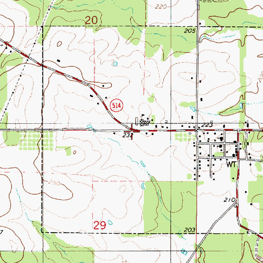 Topographic Map of Parish Governing Authority District 3, LA