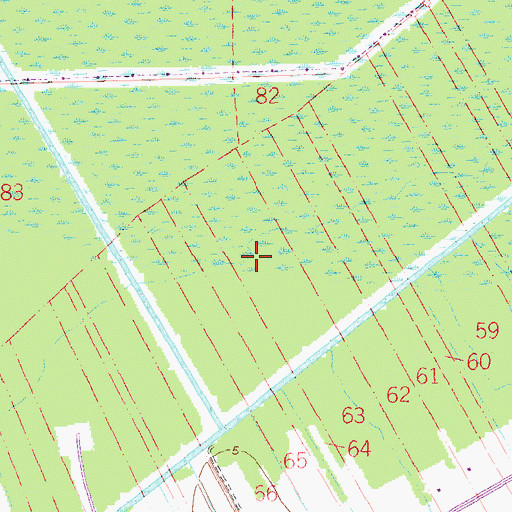 Topographic Map of Parish Governing Authority District 3, LA