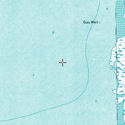 Topographic Map of Parish Governing Authority District 3, LA