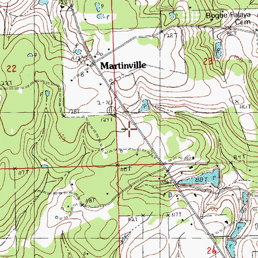 Topographic Map of Parish Governing Authority District 3, LA