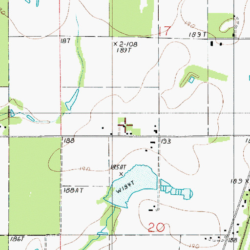 Topographic Map of Parish Governing Authority District 3C, LA