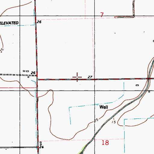 Topographic Map of Parish Governing Authority District 4, LA