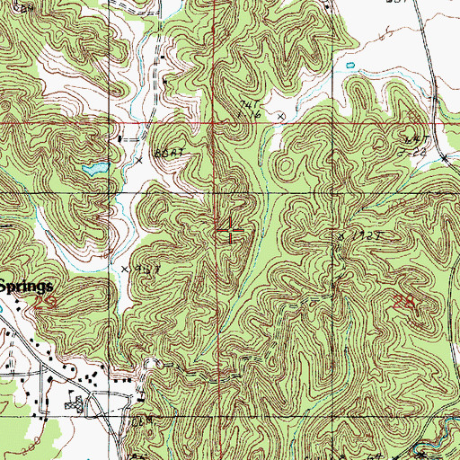 Topographic Map of Parish Governing Authority District 4, LA