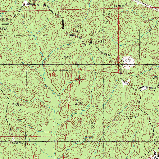 Topographic Map of Parish Governing Authority District 4, LA
