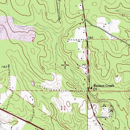Topographic Map of Parish Governing Authority District 4, LA