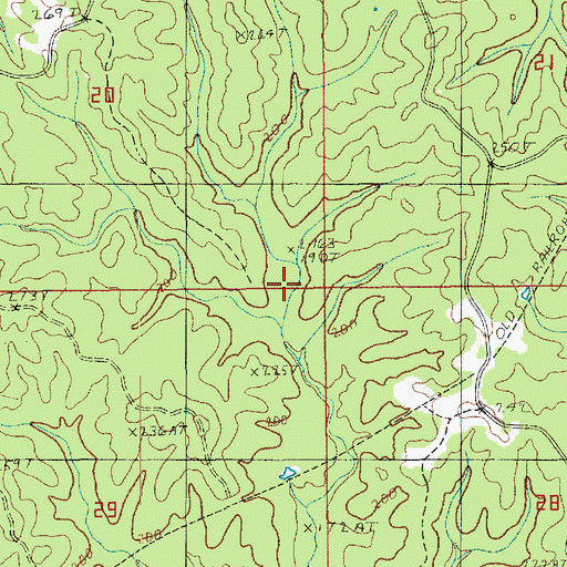 Topographic Map of Parish Governing Authority District 4, LA