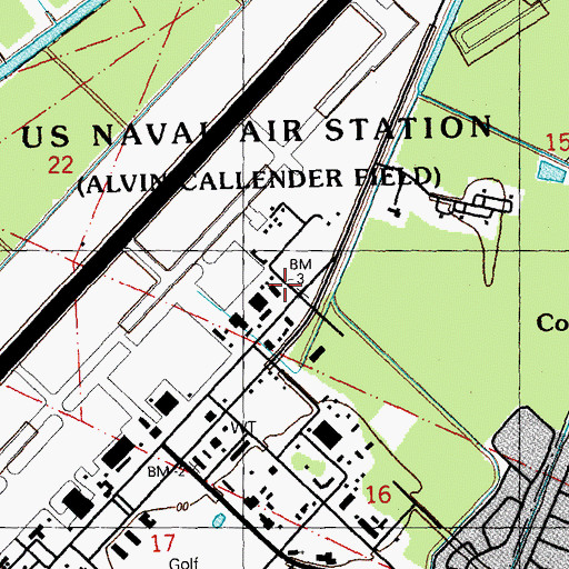 Topographic Map of Parish Governing Authority District 4, LA