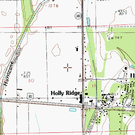 Topographic Map of Parish Governing Authority District 4, LA