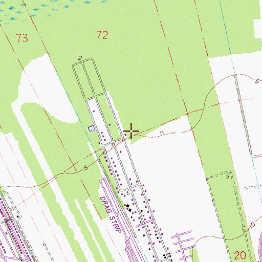 Topographic Map of Parish Governing Authority District 4, LA