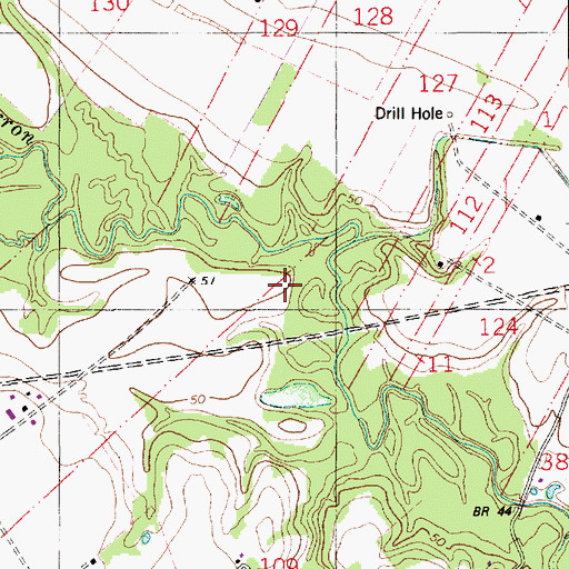Topographic Map of Parish Governing Authority District 4, LA