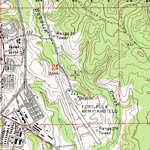 Topographic Map of Parish Governing Authority District 4, LA