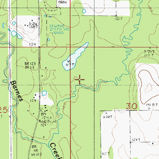 Topographic Map of Parish Governing Authority District 4B, LA