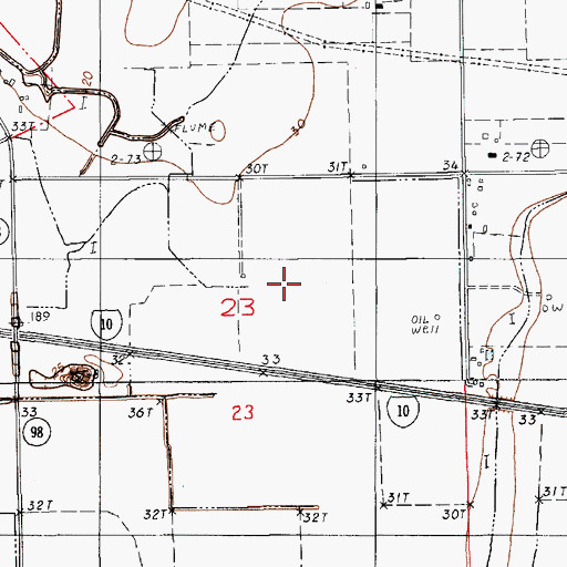 Topographic Map of Parish Governing Authority District 5, LA