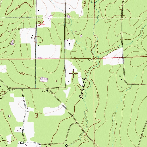 Topographic Map of Parish Governing Authority District 5, LA