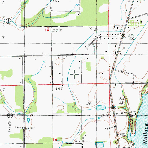 Topographic Map of Parish Governing Authority District 5, LA