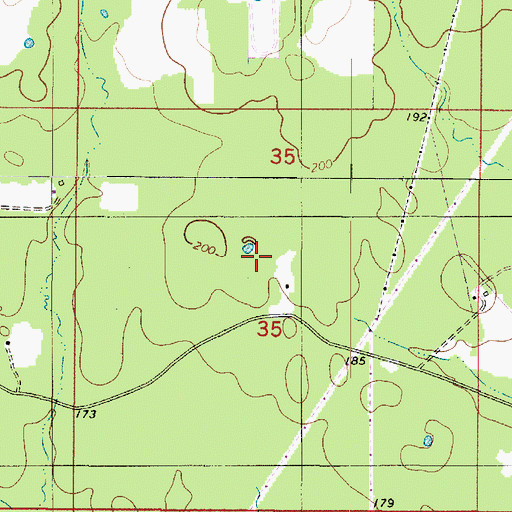 Topographic Map of Parish Governing Authority District 5, LA