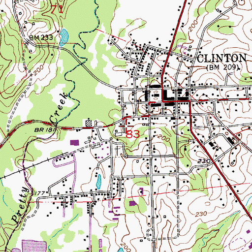 Topographic Map of Parish Governing Authority District 5, LA