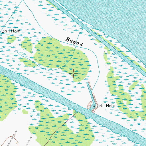 Topographic Map of Parish Governing Authority District 5, LA