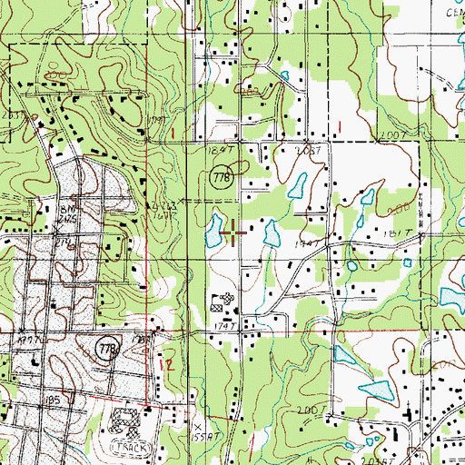 Topographic Map of Parish Governing Authority District 5, LA