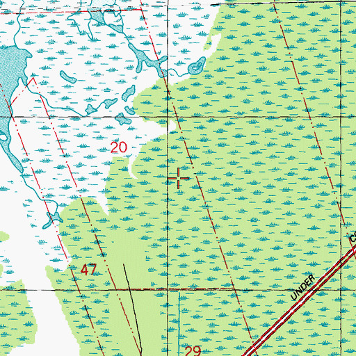 Topographic Map of Parish Governing Authority District 5, LA