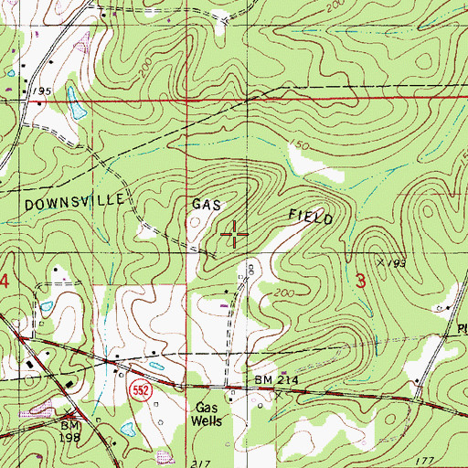 Topographic Map of Parish Governing Authority District 5, LA
