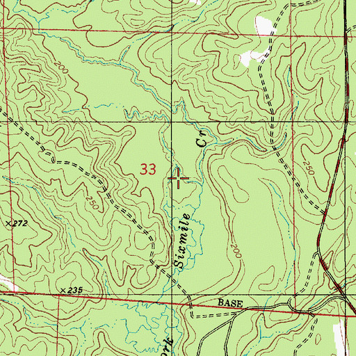 Topographic Map of Parish Governing Authority District 5, LA