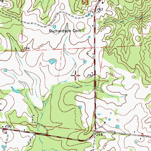 Topographic Map of Parish Governing Authority District 5 (historical), LA