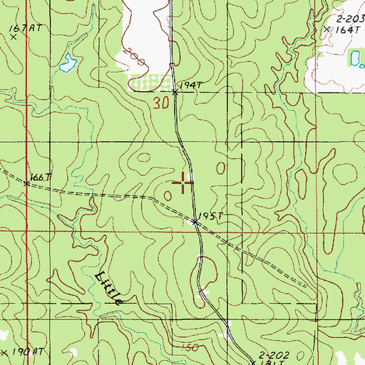 Topographic Map of Parish Governing Authority District 5, LA
