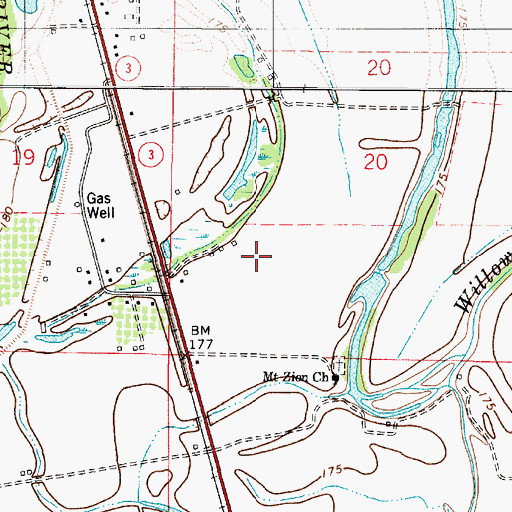 Topographic Map of Parish Governing Authority District 6, LA