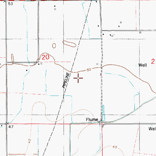 Topographic Map of Parish Governing Authority District 6, LA