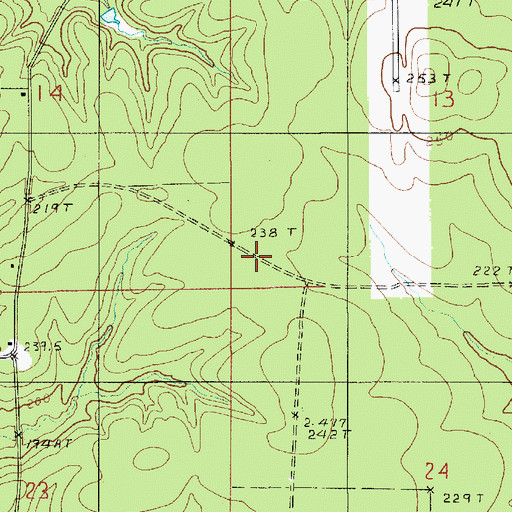 Topographic Map of Parish Governing Authority District 6, LA
