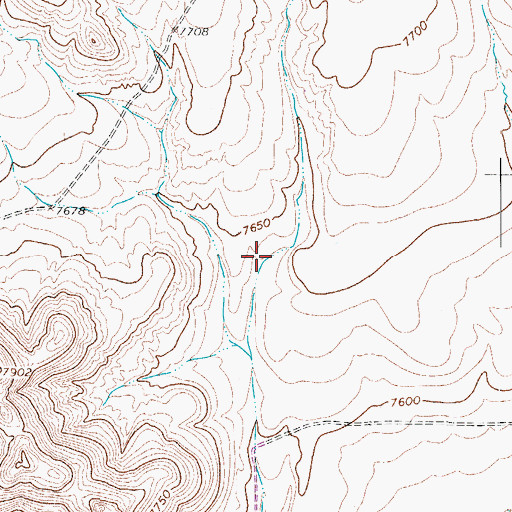 Topographic Map of Death Valley, CO