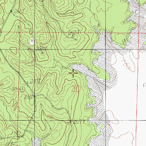 Topographic Map of Parish Governing Authority District 6, LA