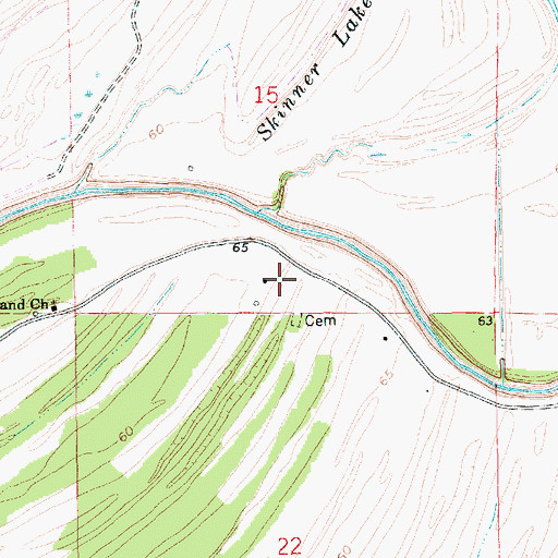 Topographic Map of Parish Governing Authority District 6, LA