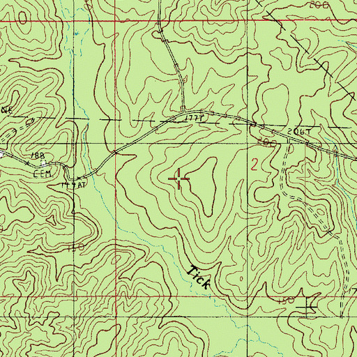 Topographic Map of Parish Governing Authority District 6, LA