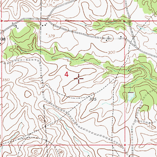 Topographic Map of Parish Governing Authority District 6, LA