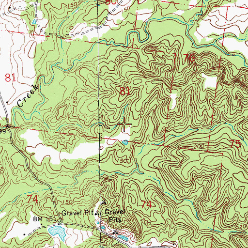 Topographic Map of Parish Governing Authority District 6 (historical), LA