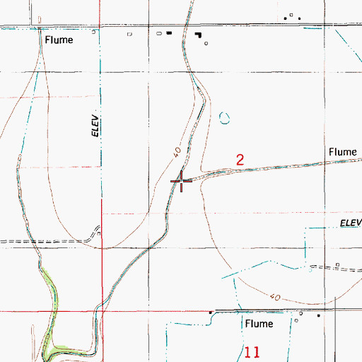 Topographic Map of Parish Governing Authority District 7, LA