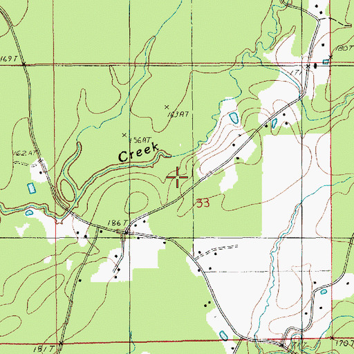 Topographic Map of Parish Governing Authority District 7, LA
