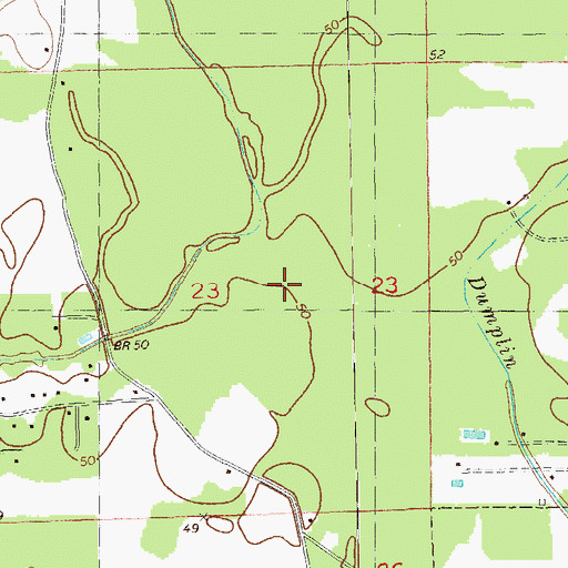 Topographic Map of Parish Governing Authority District 7, LA