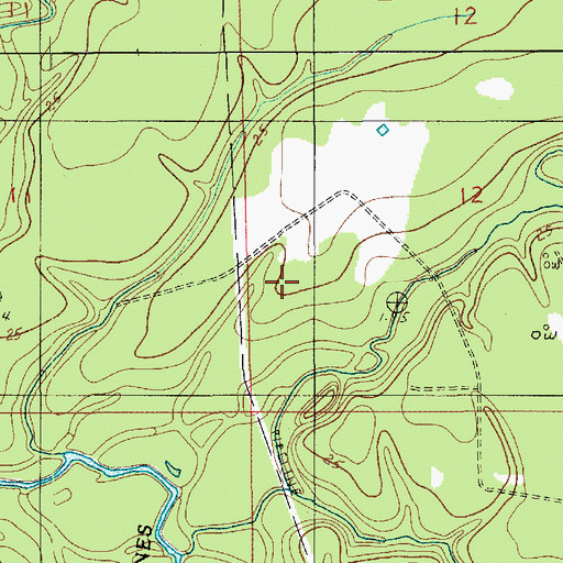 Topographic Map of Parish Governing Authority District 8, LA