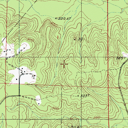 Topographic Map of Parish Governing Authority District 8, LA